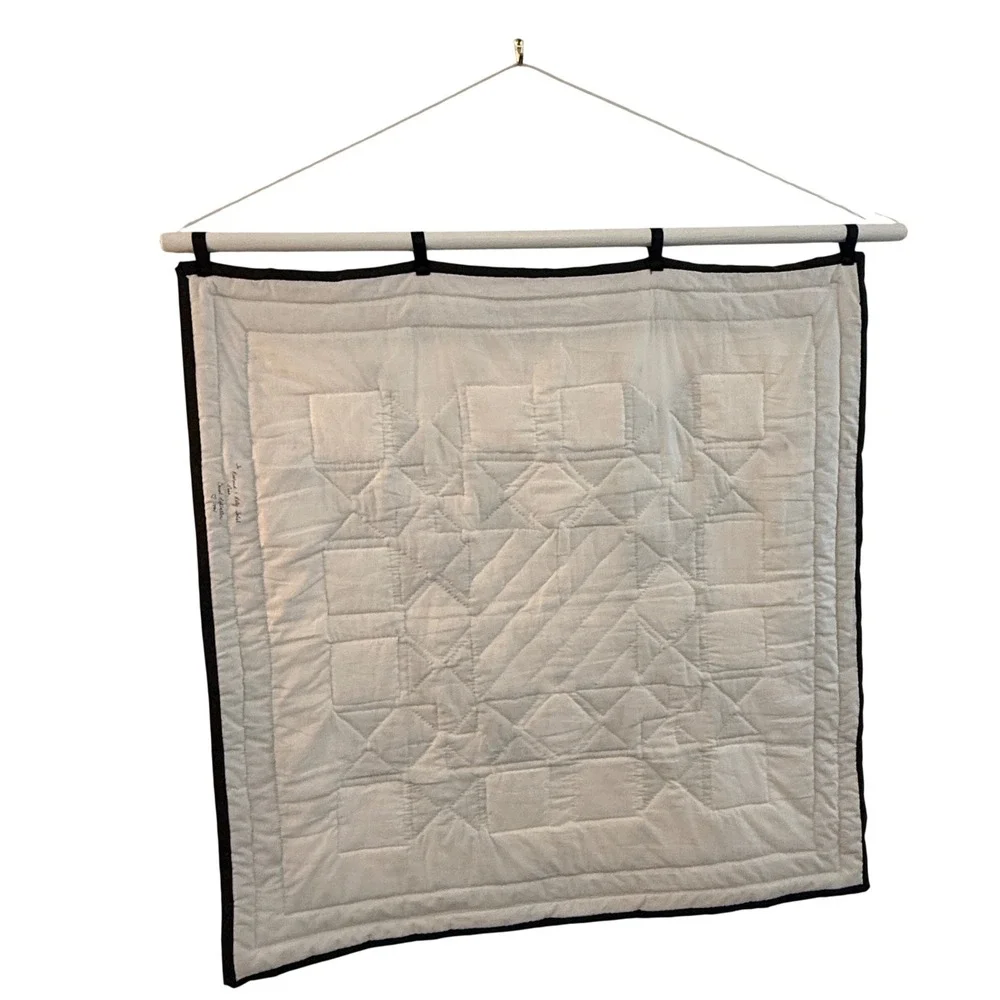 Handmade Quilt Wall‎ Hanging Americana Star Pattern Rustic Farmhouse Decor